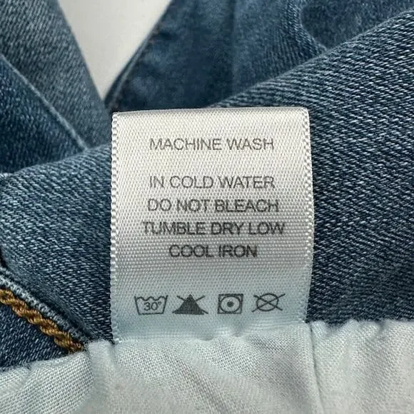 Judy Blue Jeans Womens 9/29 Blue Relaxed Fit Skinny Stretch Pockets Cropped - Picture 8 of 13